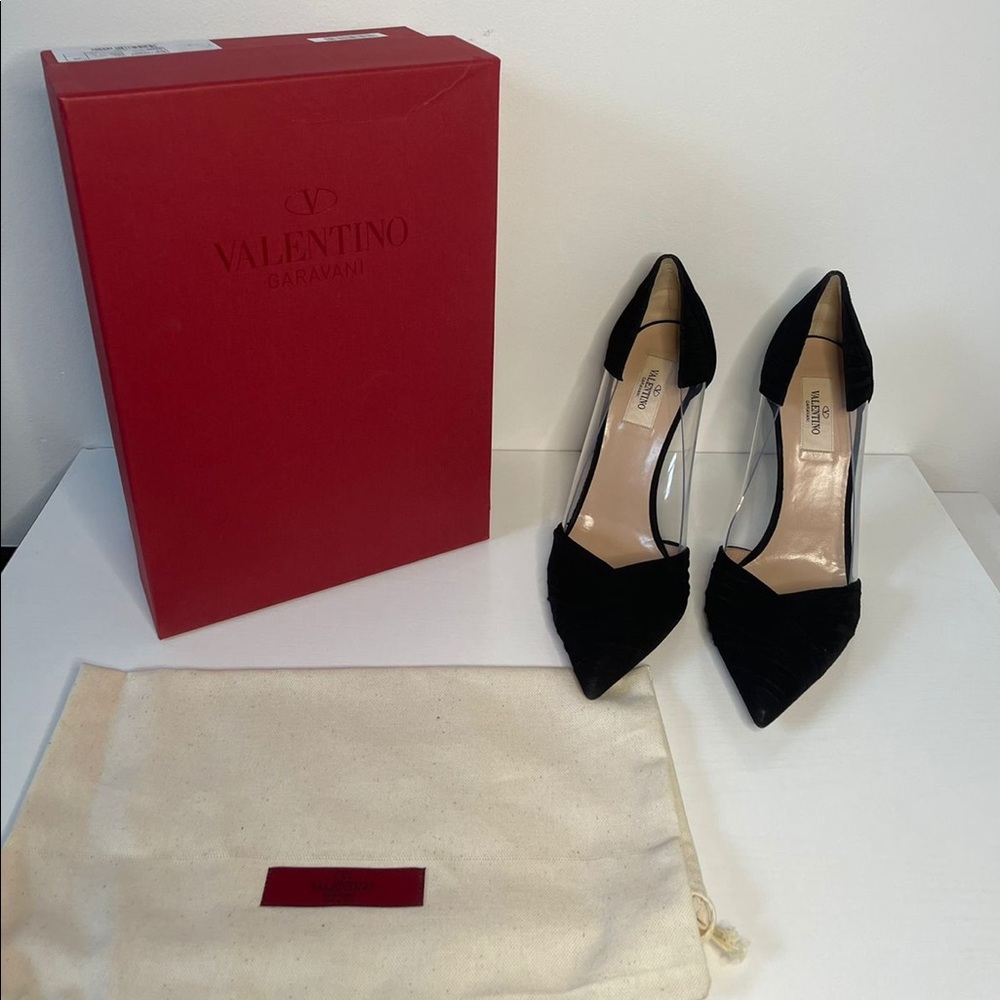 BNIB Valentino Garavani B-Drape Point Toe Pumps